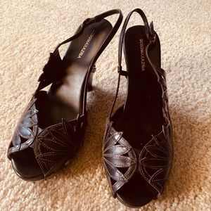 BCBG Maxazria wedge heels